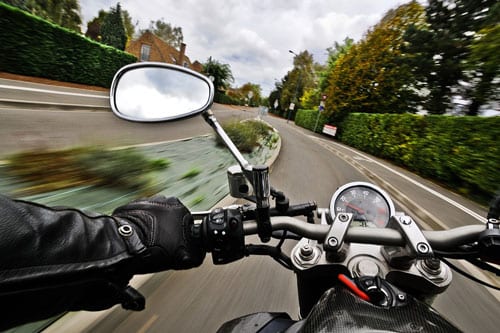 Motorcycle Rider in Bellingham, WA